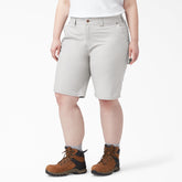 "Women's Plus Relaxed Fit Duck Carpenter Shorts, 11"""