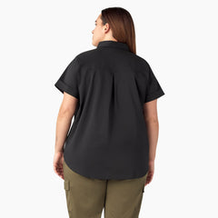 "Women's Plus Button-Up Shirt"
