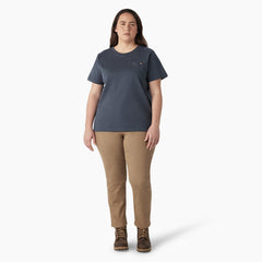 "Women's Plus Heavyweight Short Sleeve Pocket T-Shirt"