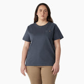 "Women's Plus Heavyweight Short Sleeve Pocket T-Shirt"