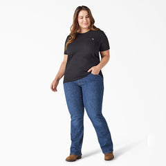 "Women's Plus Heavyweight Short Sleeve Pocket T-Shirt"