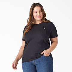 "Women's Plus Heavyweight Short Sleeve Pocket T-Shirt"