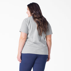 "Women's Plus Heavyweight Short Sleeve Pocket T-Shirt"