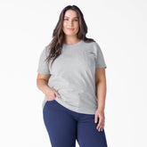 "Women's Plus Heavyweight Short Sleeve Pocket T-Shirt"
