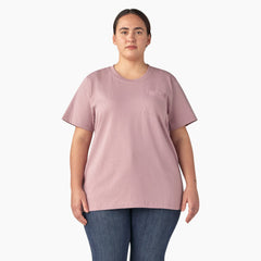 "Women's Plus Heavyweight Short Sleeve Pocket T-Shirt"