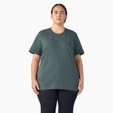"Women's Plus Heavyweight Short Sleeve Pocket T-Shirt"