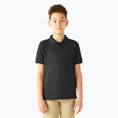 "Kids' Piqué Short Sleeve Polo"