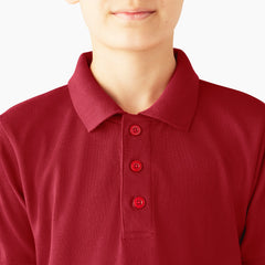 "Kids' Piqué Short Sleeve Polo"