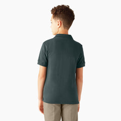 "Kids' Piqué Short Sleeve Polo"