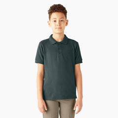 "Kids' Piqué Short Sleeve Polo"