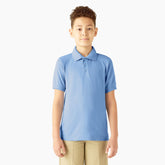 "Kids' Piqué Short Sleeve Polo"