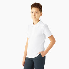 "Kids' Piqué Short Sleeve Polo"