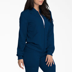 "Women's Balance Zip Front Scrub Jacket"
