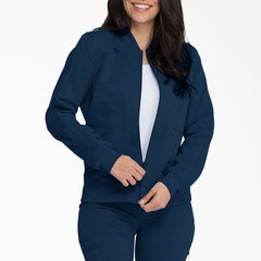 "Women's Balance Zip Front Scrub Jacket"