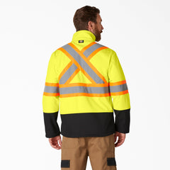 "Hi Vis Safety Softshell Jacket"