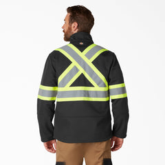 "Hi Vis Safety Softshell Jacket"