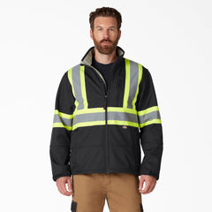 "Hi Vis Safety Softshell Jacket"