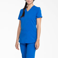 "Women's Balance V-Neck Scrub Top"