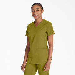 "Women's Balance V-Neck Scrub Top"