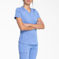 "Women's Balance V-Neck Scrub Top"
