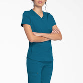 "Women's Balance V-Neck Scrub Top"