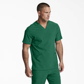 "Unisex EDS Essentials V-Neck Scrub Top"