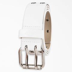 "Women's Leather Double Grommet Belt"