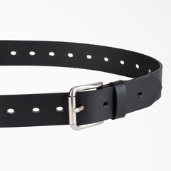 "Women's Perforated Leather Belt"