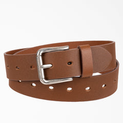 "Women's Perforated Leather Belt"