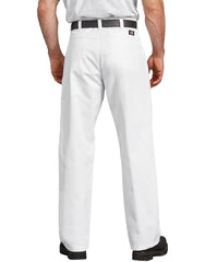"Industrial Relaxed Fit Flat Front Pants"