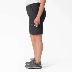 "Women's Plus Cooling Slim Fit Cargo Shorts, 10"""