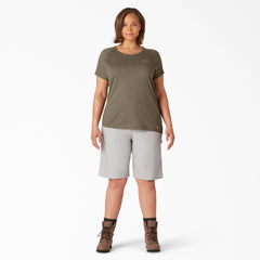 "Women's Plus Cooling Short Sleeve Pocket T-Shirt"