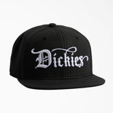 "Embroidered Flat Brim Hat"