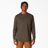 "Heavyweight Heathered Long Sleeve Pocket T-Shirt"