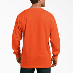 "Heavyweight Neon Long Sleeve Pocket T-Shirt"