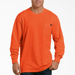 "Heavyweight Neon Long Sleeve Pocket T-Shirt"