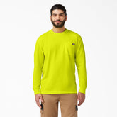 "Heavyweight Neon Long Sleeve Pocket T-Shirt"