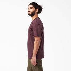 "Heavyweight Heathered Short Sleeve Pocket T-Shirt"