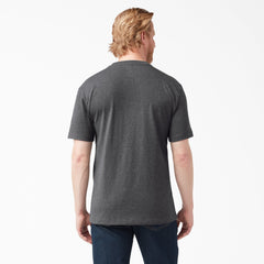 "Heavyweight Heathered Short Sleeve Pocket T-Shirt"