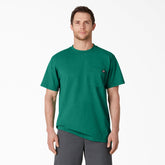 "Heavyweight Heathered Short Sleeve Pocket T-Shirt"