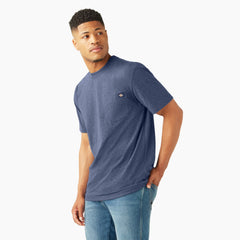 "Heavyweight Heathered Short Sleeve Pocket T-Shirt"