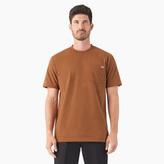 "Heavyweight Heathered Short Sleeve Pocket T-Shirt"