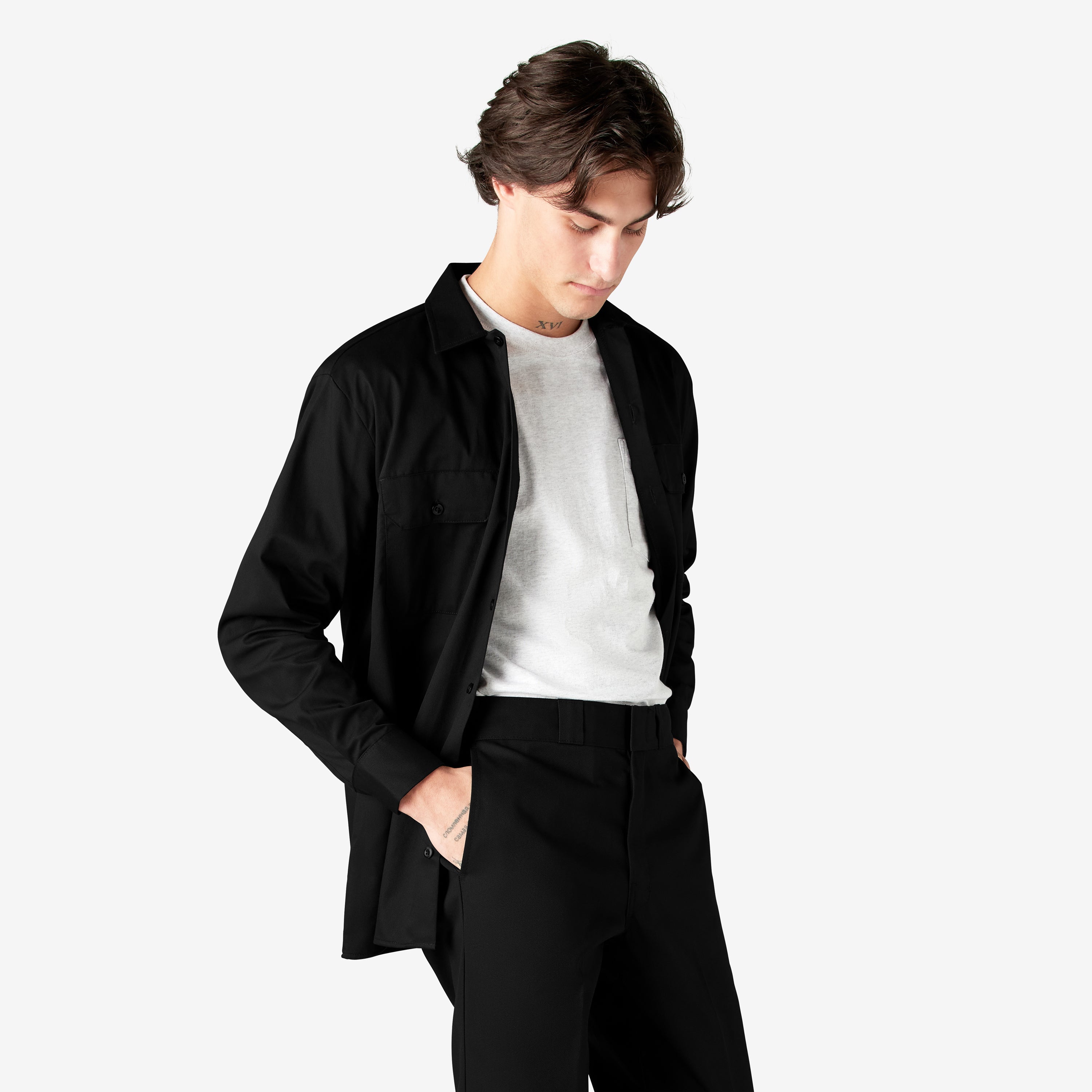 "Long Sleeve Work Shirt"