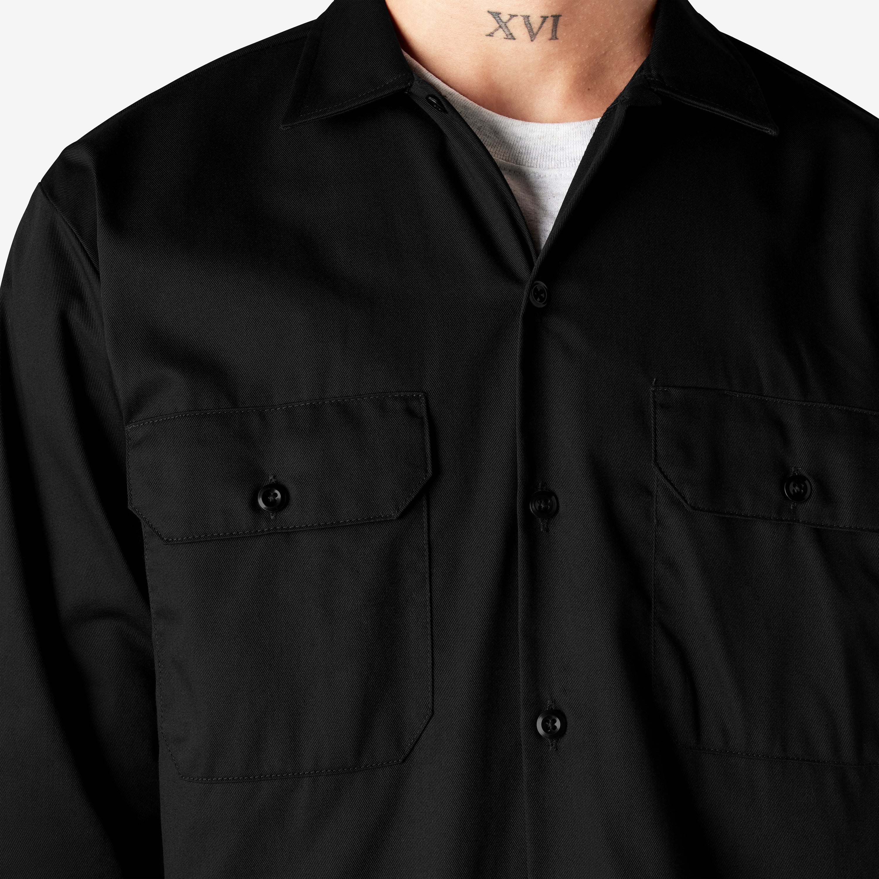 "Long Sleeve Work Shirt"