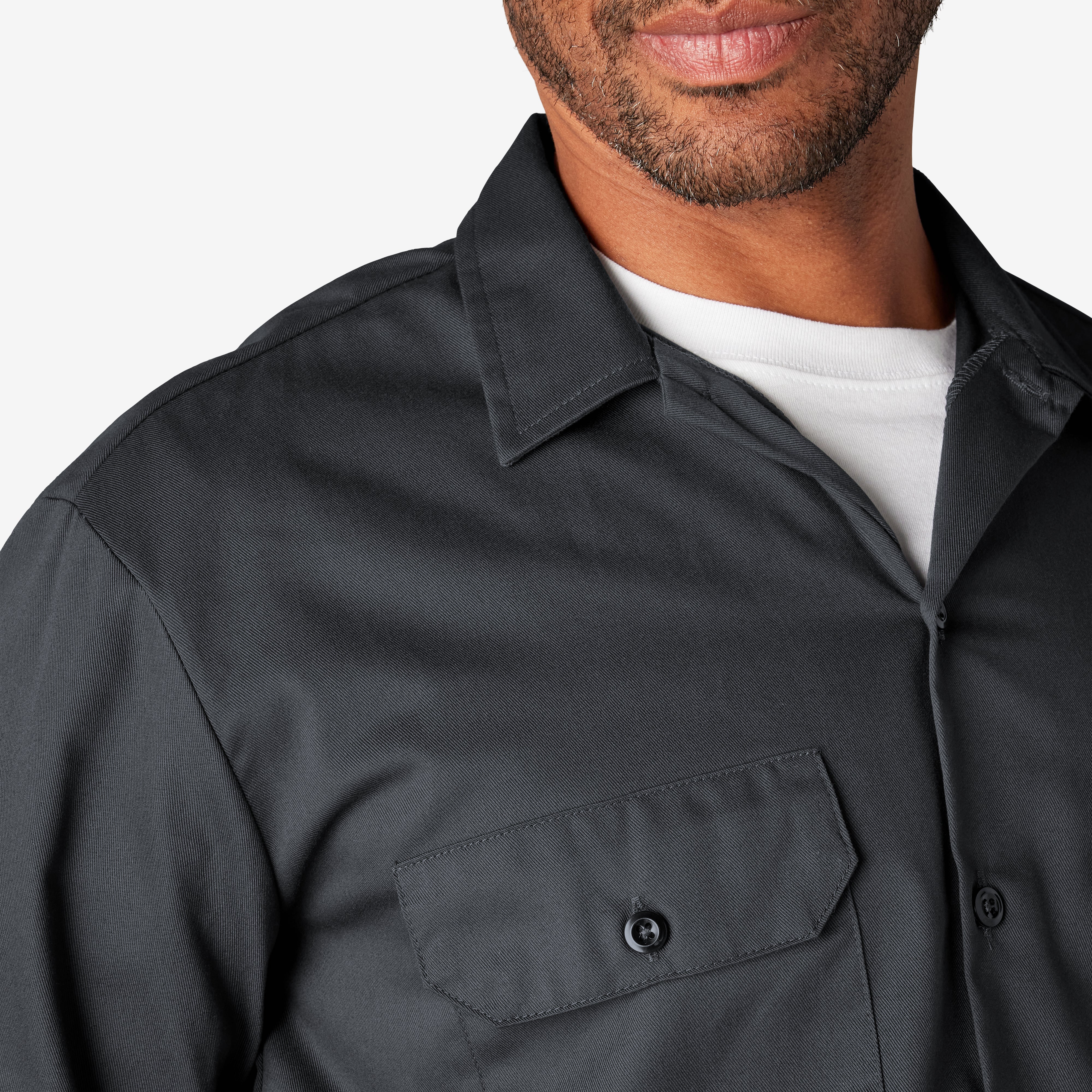 "Long Sleeve Work Shirt"