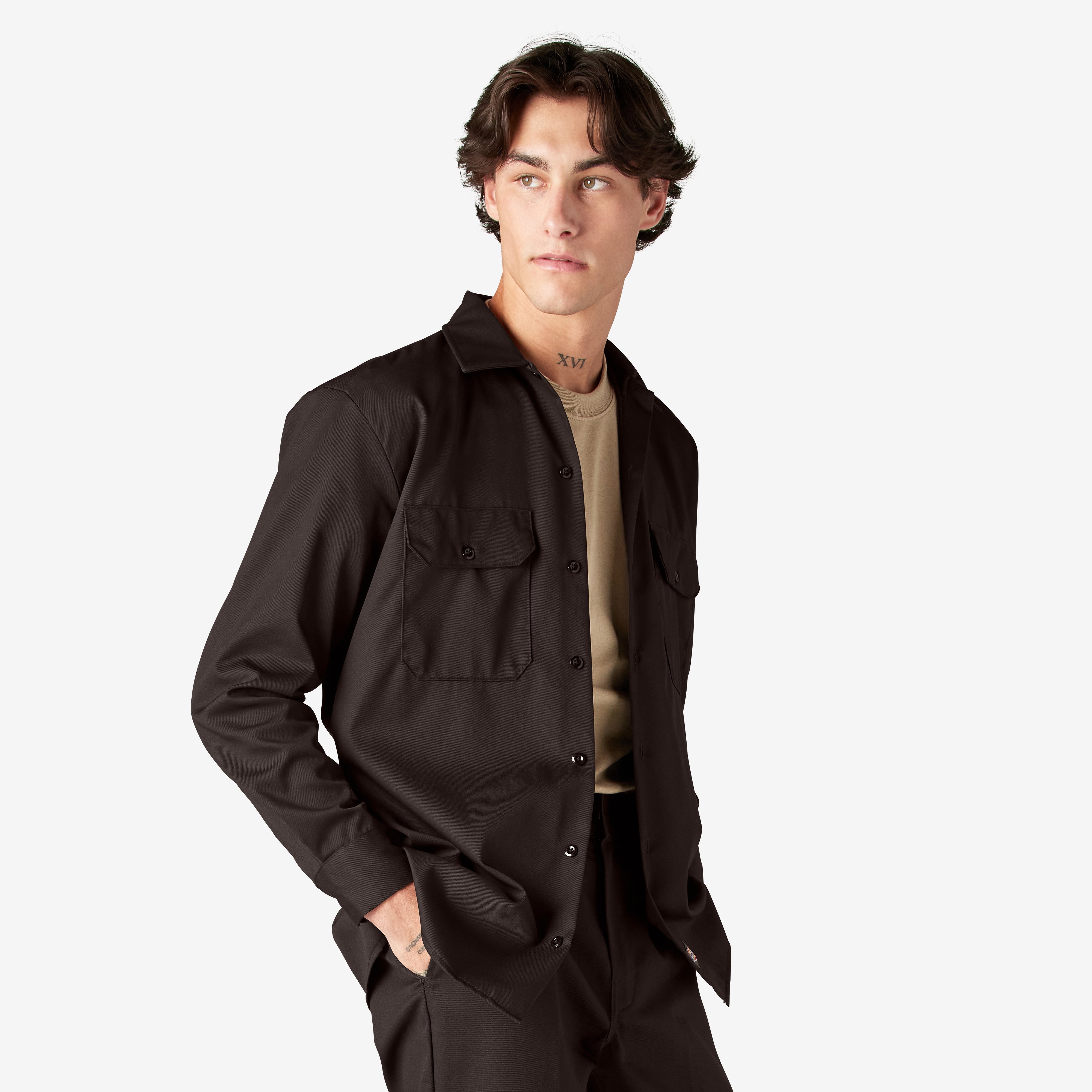 "Long Sleeve Work Shirt"