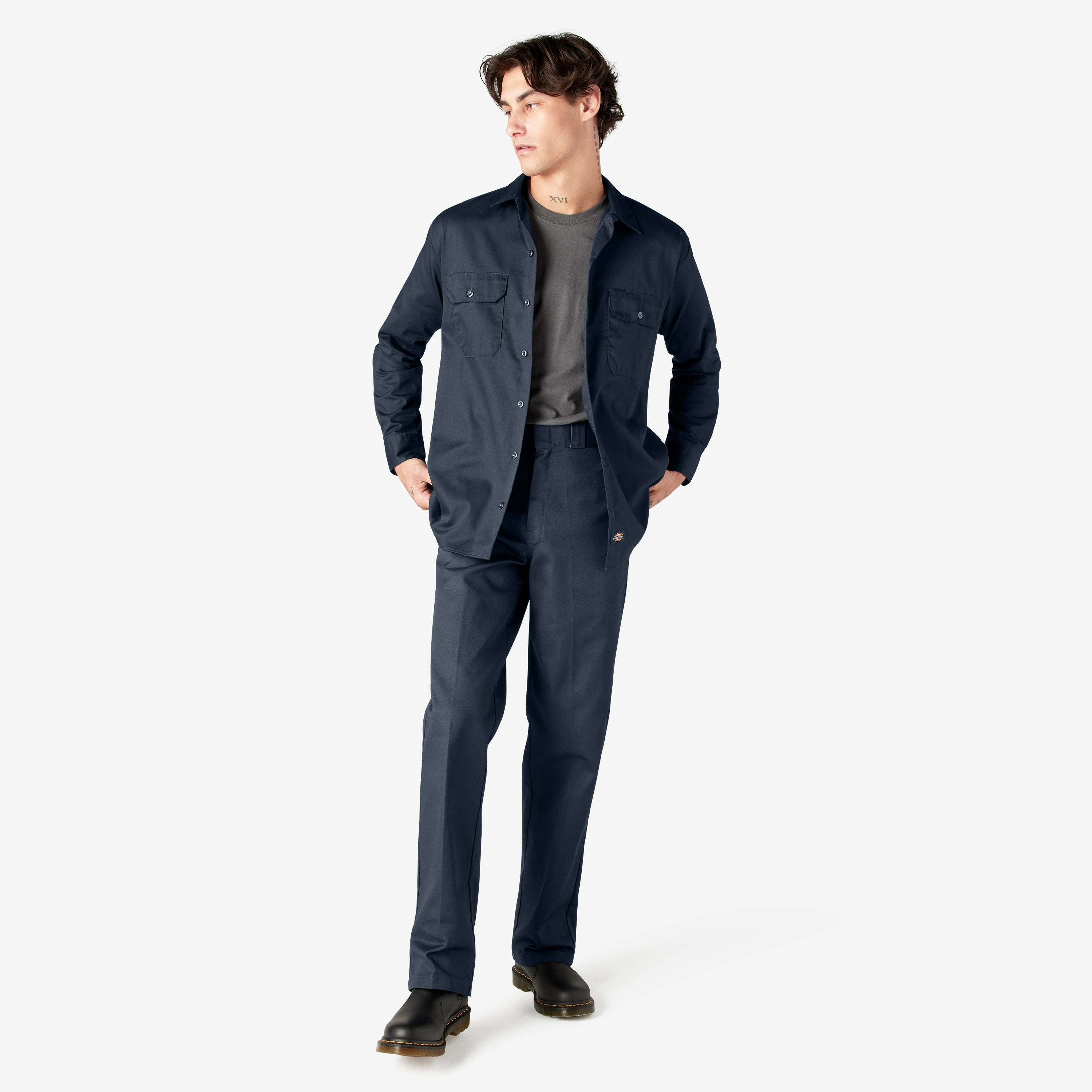 "Long Sleeve Work Shirt"