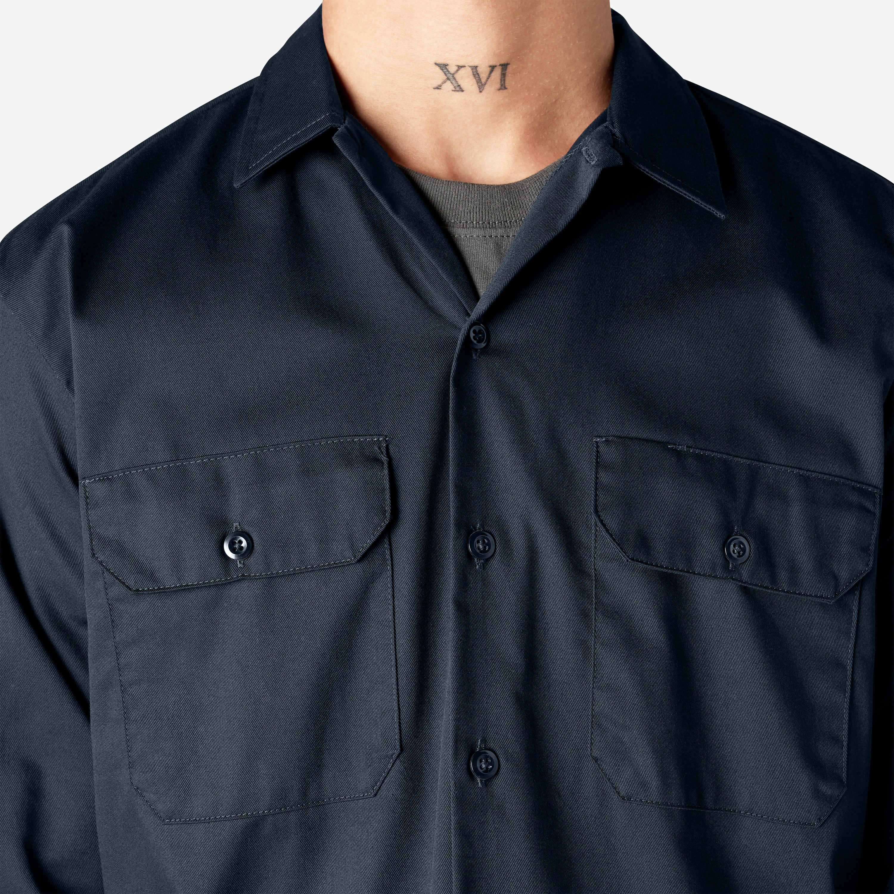 "Long Sleeve Work Shirt"