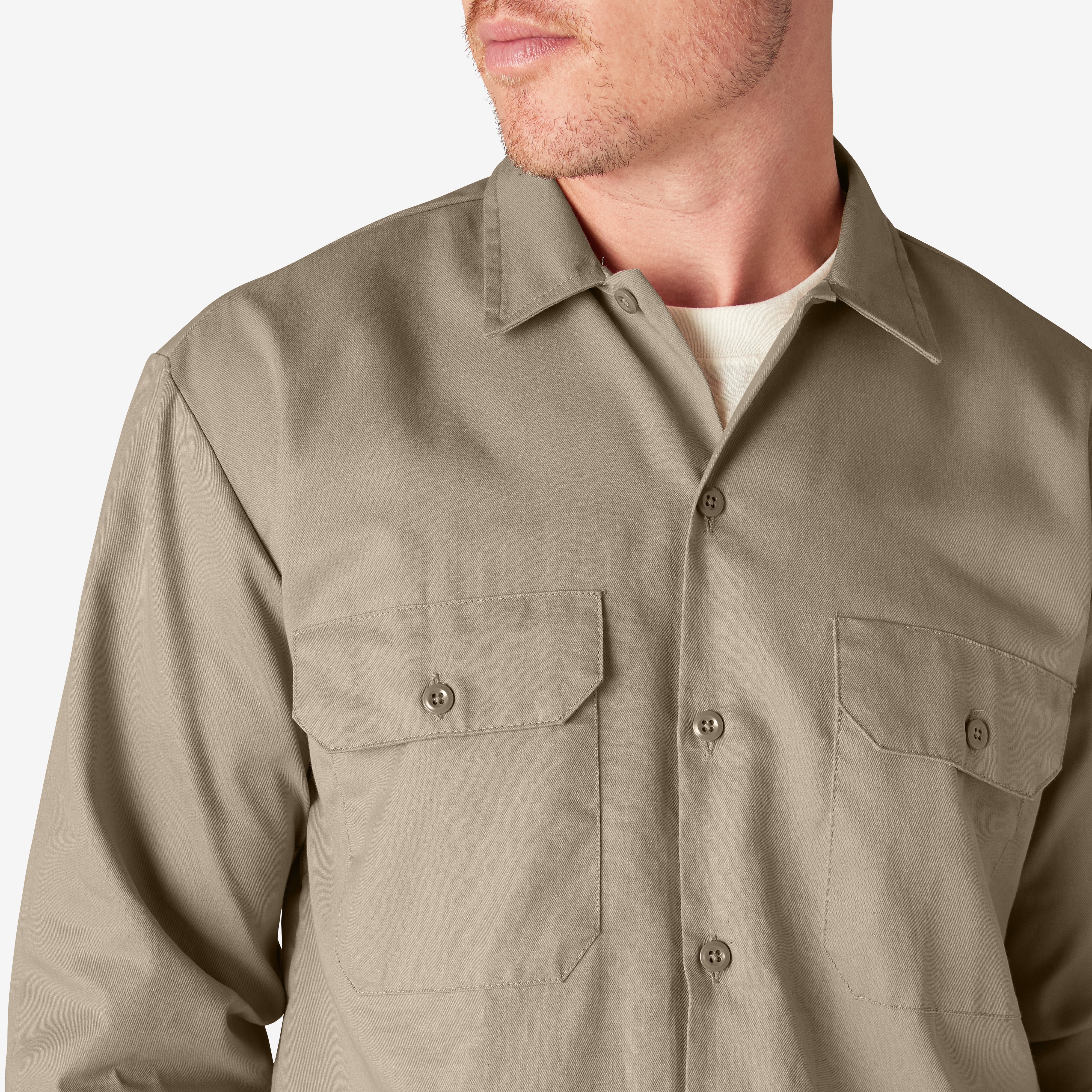 "Long Sleeve Work Shirt"
