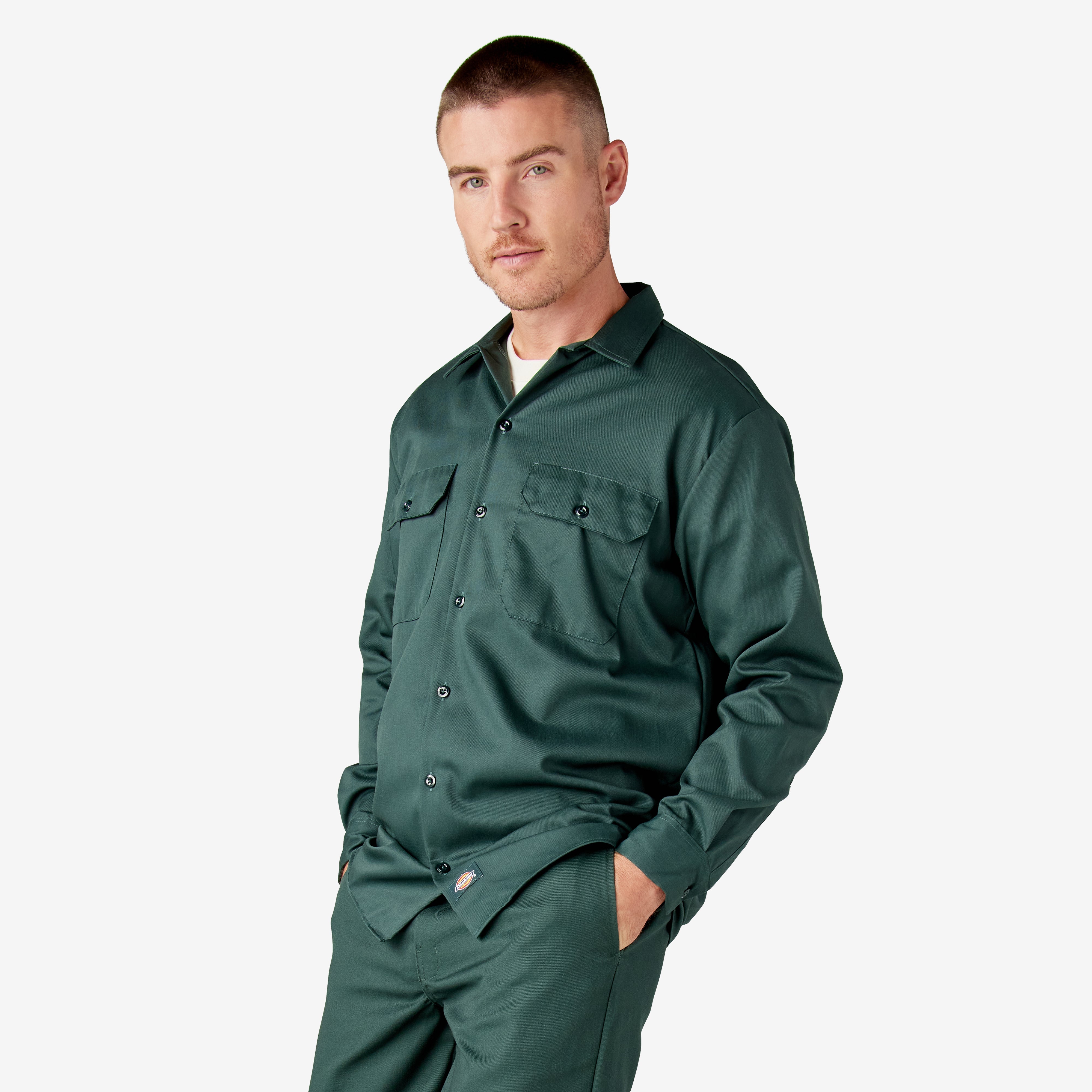 "Long Sleeve Work Shirt"